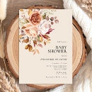 Recherche de fall floral baby shower invitations Chute
