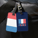 Recherche de drapeau france bagages étiquettes Pays