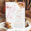 Recherche de fall baby shower fille invitations Élégant