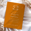 Recherche de cuivre mariage invitations Tons terre fleur rustique