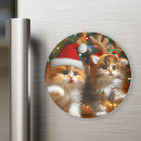 Recherche de chat père noël magnets Chats