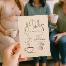 Recherche de grains de café invitations Baby