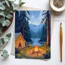 Recherche de feu de camp cartes postales Montagnes