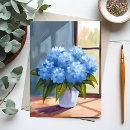 Suche nach hortensie postkarten Blau