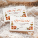 Recherche de potiron invitations Fête prénatale d'automne