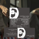 Recherche de barbes cartes visite Customer