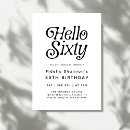 Recherche de soixante invitations Minimum