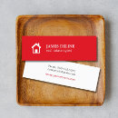 Recherche de maison moderne cartes visite Agent immobilier