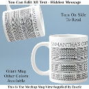 Recherche de cacher tasses Muqueuse