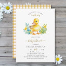 Recherche de canard baby shower invitations Verdure