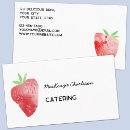 Suche nach nahrung visitenkarten Catering