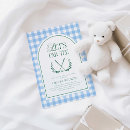 Recherche de preppy baby shower invitations Moderne