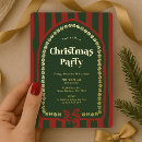 Recherche de rouge vert noël invitations Vintage