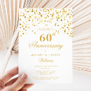 Suche nach 60 hochzeitstag einladungen Weiß und gold