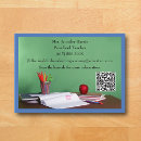 Recherche de école primaire cartes visite Teacher