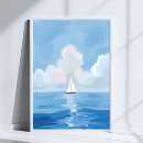 Suche nach segeln sie an poster Blau