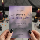 Recherche de nuit halloween invitations Maison hantée