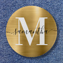 Recherche de metallique badges Monogramme