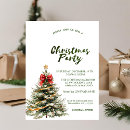 Recherche de arbre vert noël invitations Fête de vacances d'entreprise