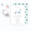 Recherche de chariot golf invitations Aquarelle