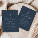 Recherche de de de bleu marine baptême invitations Élégant