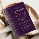 Recherche de dark purple invitations Moderne