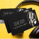 Suche nach sänger visitenkarten Mikrofon