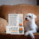 Recherche de chien et chat cartes visite Customer