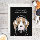 Suche nach funny beagle poster Modern