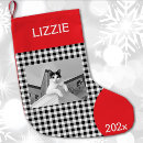 Recherche de chat noir chaussette de noël Noir et blanc