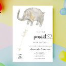 Recherche de bébé éléphant invitations Éléphant à l'aquarelle