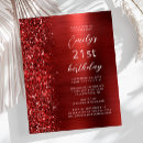 Recherche de 21ème invitations Élégant