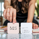 Recherche de rougissent le rose cartes visite Monogramme