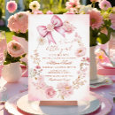 Recherche de pink bow baby shower invitations Baby girl