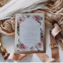 Recherche de gold frame bridal shower invitations Floral