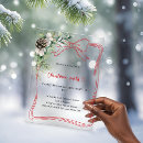 Recherche de décorations de noël invitations Rouge