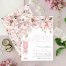 Recherche de rose pétale invitations Bride