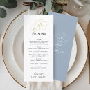 Recherche de de menu chic mariage menus Bleu poussiéreux