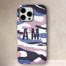 Recherche de camouflage et rose iphone coques Motif de camouflage