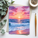 Recherche de sable rose cartes postales Mer
