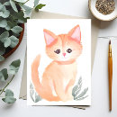 Recherche de chaton tigré cartes postales Orange