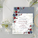Recherche de dusty blue invitations Floral