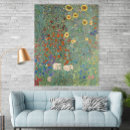Suche nach gustav poster Bauerngarten mit sonnenblumen