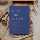 Recherche de bleu cobalt invitations Minimaliste