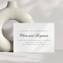 Recherche de formal invitations Noir et blanc