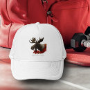 Recherche de feuille rouge casquettes Nature