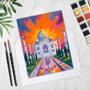 Recherche de palais vœux cartes Aquarelle