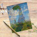 Recherche de femme parasol cartes postales Claude monet