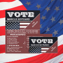 Recherche de campagne cartes visite Élection présidentielle