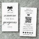 Recherche de manucure cartes visite Code qr